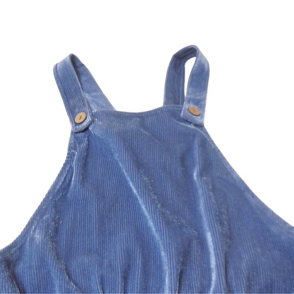 Overall Pants NWT women's jumpers jumpsuity romper blue corduroy - Picture 4 of 11